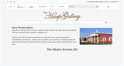 Desktop Screenshot of harpgallery.com
