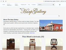 Tablet Screenshot of harpgallery.com